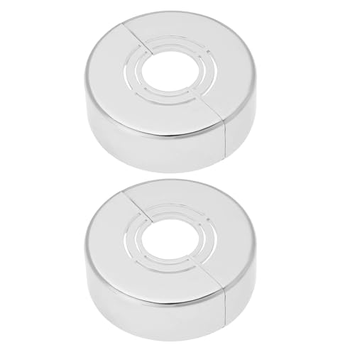 YINETTECH 2 Stück 62 x 20 mm Duschspalt-dekorative Abdeckung Duschrosette Abdeckung Duscharmaturen 3 Größen in 1 Abdeckrosette unterteilt für Durchmesser 21 mm 26 mm 33 mm von YINETTECH