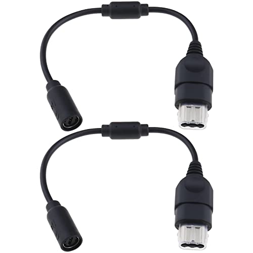 YINETTECH 2 Stück Regler Breakaway Kabel Kompatibel mit Xbox Konsolen Controller Breakaway Konverter Adapterkabel Kabel Spiele Zubehör 26cm von YINETTECH