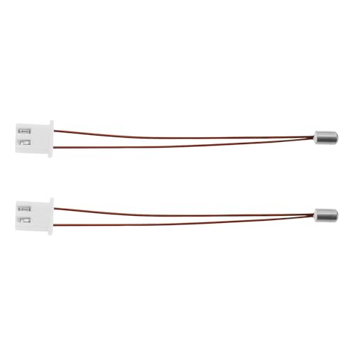 YINETTECH 2 Stück Thermistor-Temperatursensor Hochtemperatursensor mit XH2.54-Anschluss Kompatibel mit Artillery Sidewinder X1/Genius 3D-Druckern Länge 60 mm von YINETTECH