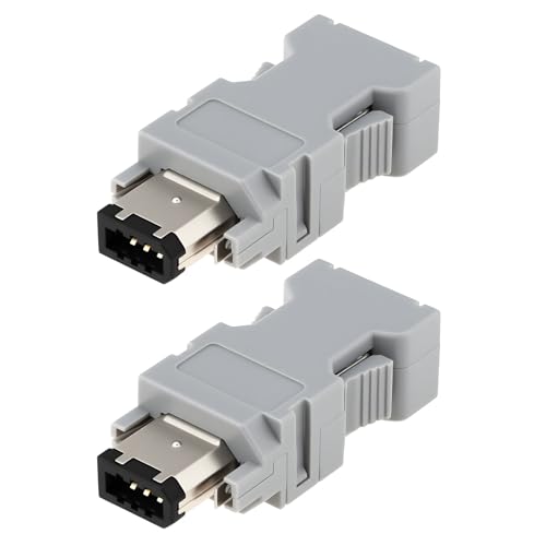 YINETTECH 2X 6-poliger Encoder-Steckverbinder JZSP-CMP9-1-E SM-6P Kompatibel mit Panasonic Kompatibel mit Yaskawa von YINETTECH