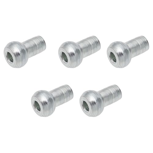 YINETTECH 5 Stück 8,8 Mm Kabelstopper mit Kugelende 3,5 Mm Bohrung Verzinkter Stahldraht Kompatibel mit 5 Mm Drahtseilkabel für Zubehör von Heim-Fitnessgeräten von YINETTECH