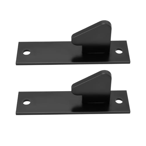 YINETTECH Ersatzriegel für Torschnäpper aus Stahl, für Türschließblech, Lochabstand: 62 mm, Länge: 76 mm, Breite: 21 mm, kompatibel mit Suffolk Riegel, 2 Stück von YINETTECH