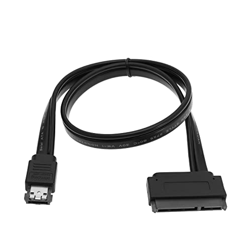 YINETTECH 1 STÜCK Stromversorgung ESATA-Kabel 5 V ESATAp ESATA USB 2.0 Combo auf 22-poliges SATA-Kabel für 2,5-Zoll 3,5-Zoll Festplattenlaufwerk Verlängerungsadapter Konverterkabel 50 Cm von YINETTECH