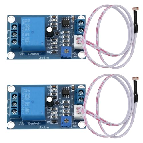 YINETTECH XH-M131 lichtempfindliches Widerstandsmodul 12 V Lichtsteuerungsmodul Lichtsteuerungsschalter Fotowiderstand Relaismodul Helligkeit automatische Steuerung 2 Stück YINETTECH XH-M131 lichtempfindliches Widerstandsmodul 12 V Lichtsteuerungsmodul Lichtsteuerungsschalter Fotowiderstand Relaismodul Helligkeit automatische Steuerung 2 Stück von YINETTECH