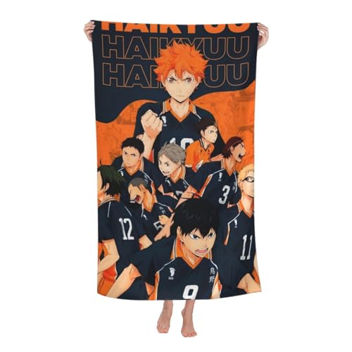 Haikyuu Strandtuch, leicht, saugfähig, schnell trocknend, Mikrofaser, mit lebendigem Anime-Design, perfekt für Schwimmen, Fitnessstudio, Yoga, idealer Reisebegleiter, Quickd Haikyuu Strandtuch, leicht, saugfähig, schnell trocknend, Mikrofaser, mit lebendigem Anime-Design, perfekt für Schwimmen, Fitnessstudio, Yoga, idealer Reisebegleiter, Quickd von YINGD