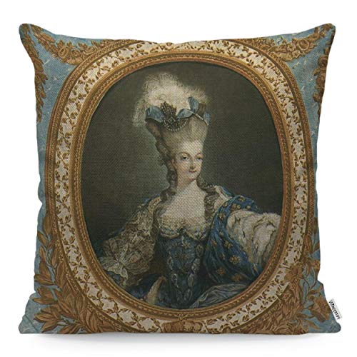 Kissenbezug Janinet Portrait von Marie Antoinette Fine Art – weicher Leinen-Kissenbezug für dekoratives Schlafzimmer/Wohnzimmer/So 45 cm x 45 cm Kissenbezug Janinet Portrait von Marie Antoinette Fine Art – weicher Leinen-Kissenbezug für dekoratives Schlafzimmer/Wohnzimmer/So 45 cm x 45 cm von YINGD