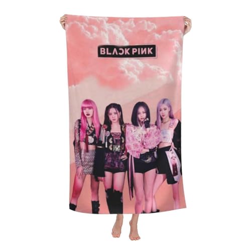 YINGD Blackpink Strandtücher, 132 x 81 cm, weiche Badedecke für Schwimmen, Fitnessstudio, S für Reisen, Schwimmen, Gy YINGD Blackpink Strandtücher, 132 x 81 cm, weiche Badedecke für Schwimmen, Fitnessstudio, S für Reisen, Schwimmen, Gy von YINGD