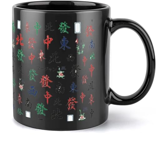 YINGD Schwarze Mahjong Mahjong Tasse Charakter Tasse Geschirr Kaffee Tee Hitzebeständig Kältebeständig Lustiges Geschirr Tassen Milchbecher Charakter Waren Skandinavisch 330 ml YINGD Schwarze Mahjong Mahjong Tasse Charakter Tasse Geschirr Kaffee Tee Hitzebeständig Kältebeständig Lustiges Geschirr Tassen Milchbecher Charakter Waren Skandinavisch 330 ml von YINGD