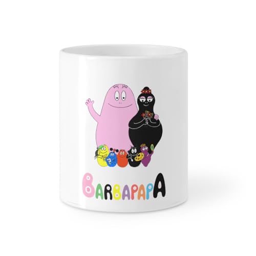 YINGD Tasse Barbapapa Wasserflasche Porzellan Tasse Kaffee Tee Tassen Magische Milchbecher Geschenk 330 ml YINGD Tasse Barbapapa Wasserflasche Porzellan Tasse Kaffee Tee Tassen Magische Milchbecher Geschenk 330 ml von YINGD