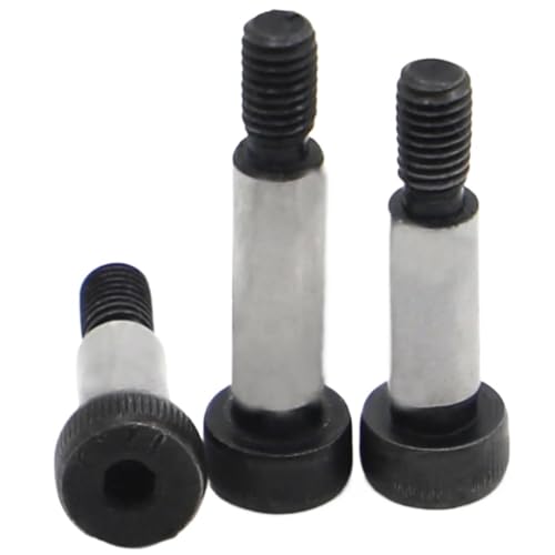 1 Stück M5 M6 M8 M10 Durchmesser = 6 8 10 12 Mm Stahl Der Güteklasse 12,9 Sechskant-Innensechskant-Kappenkopf Schulterrollenlager-Schraubenbolzen(12mm,M6 Shoulder dia 8mm) von YINGDLEB