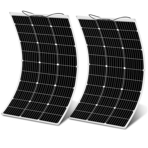 Solarpanel flexible 200W solar power bank100W*2 effiziente Bewegung sauberer Energie wasserdicht ist für 12V Ladegerät RV Schiffgeeignet (2) von YINGGUANG
