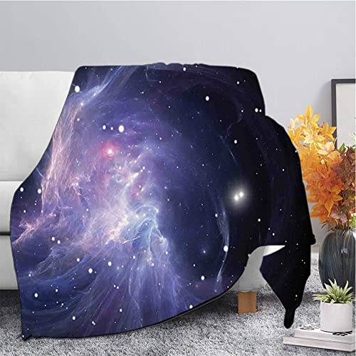 Decke Sofaüberwurf astronomisch Sherpa Decke Flauschige Decke, Klein Weiche Flauschige und Wärme Kuscheldecke Wohndecke Sofadecke 130x150cm von YINGYINGGUAI