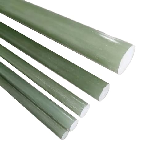 1 Stück Hellgrüner G10 FR4 Glasfaser-Isolierstab (6–45 Mm Durchmesser, 25 Cm Länge) – Korrosionsbeständig, Hohe Festigkeit For Die Maschinen-/Elektronik-Isolierverarbeitung(Diameter 8mm) von YINLUCK