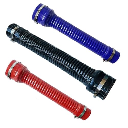 1 Stück Silikon-Ladeluftkühlerrohr Mit Variablem Durchmesser – 500 Mm Flexibler Schlauchreduzierer – Mehrere ID-Optionen (38–40 Mm Bis 55–75 Mm) For Sanitärinstallationen, Aquarien(Red,ID55-75mm) von YINLUCK