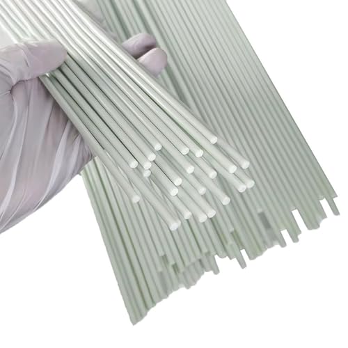 10/20 Stück Weiße Fiberglasstangen, 0,8–5 Mm X 500 Mm, Massive Glasfaserstangen For Pflanzenstützen, Gewächshäuser, Drachen, Zelte For Selbermachen(20pcs,5.0x500mm) von YINLUCK