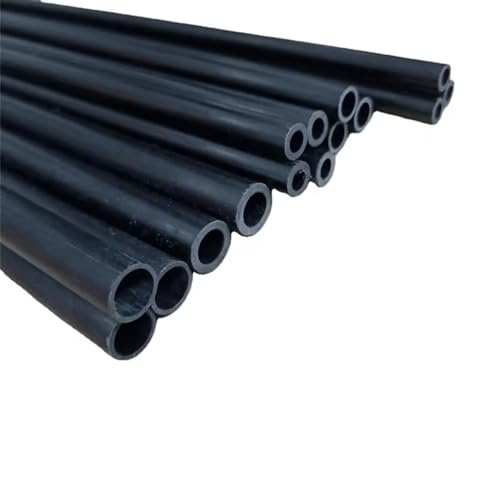 10-teiliges Fiberglasrohr-Set, 500 Mm Lange Hohlstäbe, Verschiedene Außendurchmesser | Isoliermaterial For RC-Flugzeuge, Bastelarbeiten, Strukturunterstützung(8X4X500MM) von YINLUCK