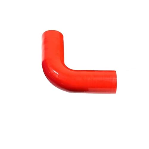 16–76 Mm ID Silikon-Reduzierschlauch Mit 90-Grad-Winkelstück – Schwarz/Blau/Rot, 4-lagig, 150 Mm Länge, 1 Stück – Hochtemperaturbeständig (250 °C) For Ladeluftkühler-Turbo-Ansaugung(Red,ID 70mm) von YINLUCK