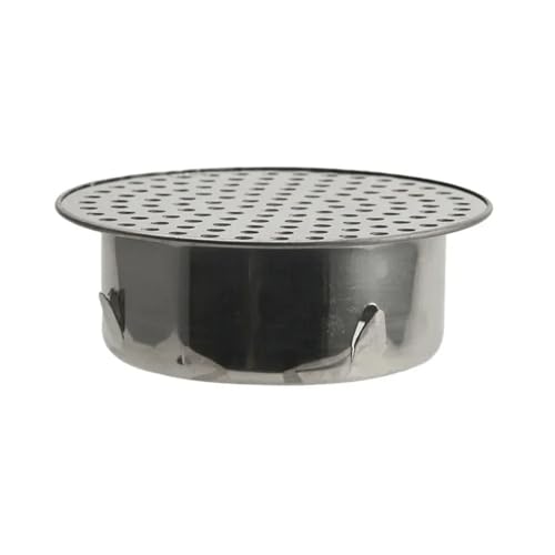 Abflussabdeckung Aus Edelstahl 304, Haarfänger, Bodenablaufsieb For Balkon/Dach/Garten, Anti-Blockier-Stopfen For 50–200 Mm Rohre (1 Stück)(110 tubes) von YINLUCK