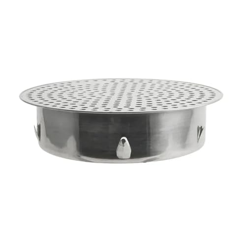 Abflussabdeckung Aus Edelstahl 304, Haarfänger, Bodenablaufsieb For Balkon/Dach/Garten, Anti-Blockier-Stopfen For 50–200 Mm Rohre (1 Stück)(160 tubes) von YINLUCK