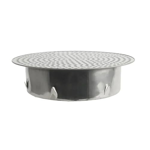 Abflussabdeckung Aus Edelstahl 304, Haarfänger, Bodenablaufsieb For Balkon/Dach/Garten, Anti-Blockier-Stopfen For 50–200 Mm Rohre (1 Stück)(180 tubes) von YINLUCK
