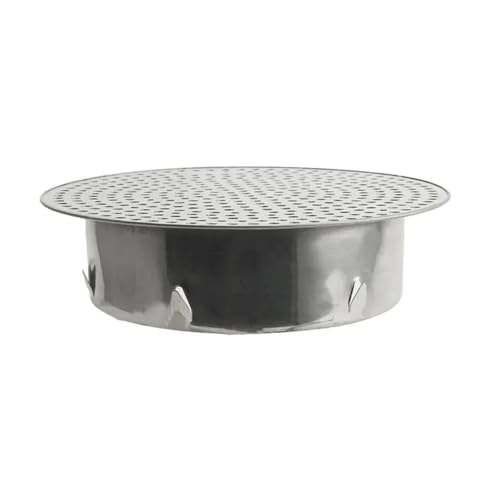 Abflussabdeckung Aus Edelstahl 304, Haarfänger, Bodenablaufsieb For Balkon/Dach/Garten, Anti-Blockier-Stopfen For 50–200 Mm Rohre (1 Stück)(200 tubes) von YINLUCK