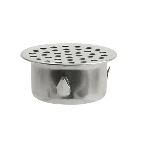 Abflussabdeckung Aus Edelstahl 304, Haarfänger, Bodenablaufsieb For Balkon/Dach/Garten, Anti-Blockier-Stopfen For 50–200 Mm Rohre (1 Stück)(50 tubes) von YINLUCK