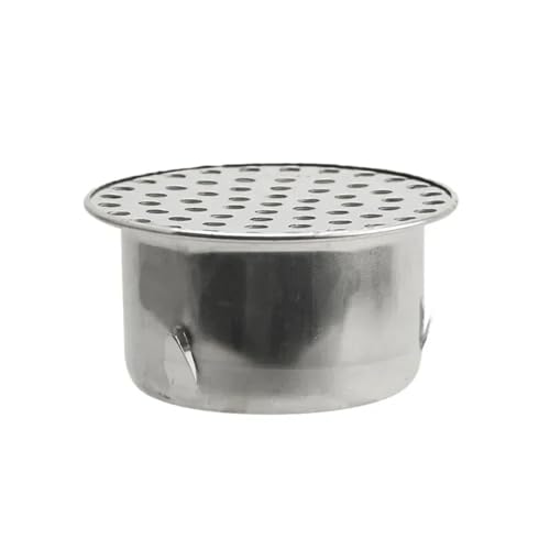 Abflussabdeckung Aus Edelstahl 304, Haarfänger, Bodenablaufsieb For Balkon/Dach/Garten, Anti-Blockier-Stopfen For 50–200 Mm Rohre (1 Stück)(75 tubes) von YINLUCK