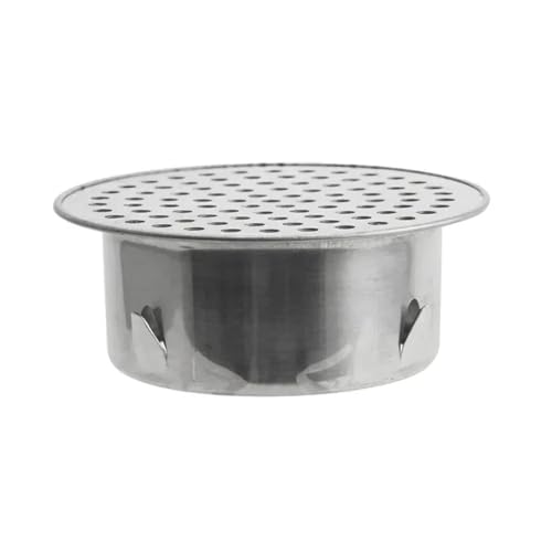 Abflussabdeckung Aus Edelstahl 304, Haarfänger, Bodenablaufsieb For Balkon/Dach/Garten, Anti-Blockier-Stopfen For 50–200 Mm Rohre (1 Stück)(90 tubes) von YINLUCK