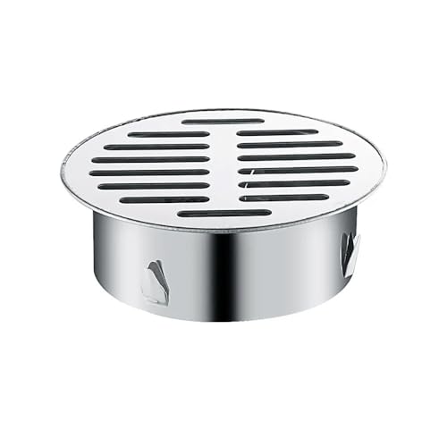 Bodenablauf Aus Edelstahl 304, Verstopfungssicherer, Runder Balkonablauf Mit Großer Verdrängung, Regenwasserableitung Im Freien (28 Mm - 200 Mm) – 1 Stück(75mm) von YINLUCK
