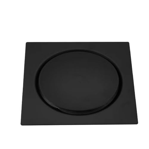 Duschablaufabdeckung For Drücken, 10 X 10 Cm/15 X 15 Cm, Quadratischer Bodenablauf Aus Edelstahl Mit Haarfänger, Geruchshemmend Und Wasserdicht For Badezimmer, Küche, Keller (1 Stück)(Black,15x15cm) Duschablaufabdeckung For Drücken, 10 X 10 Cm/15 X 15 Cm, Quadratischer Bodenablauf Aus Edelstahl Mit Haarfänger, Geruchshemmend Und Wasserdicht For Badezimmer, Küche, Keller (1 Stück)(Black,15x15cm) von YINLUCK