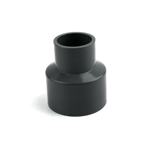 Gerader Reduzierverbinder Aus PVC (20/25/32/40/50/63 Mm) – Verdickter Grau/weißer Bewässerungsrohranschluss For Garten, Aquarium, Gewächshaus – 1 Stück(Gray,50-40mm) von YINLUCK