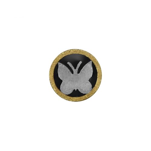 Mosaik-Schraubnagel For Messergriff, 6 Mm Durchmesser X 45 Mm Lang, Messingrohr Mit Edelstahlkern (1 Stück) – Typ 1–10 Erhältlich(6mm type 6) von YINLUCK