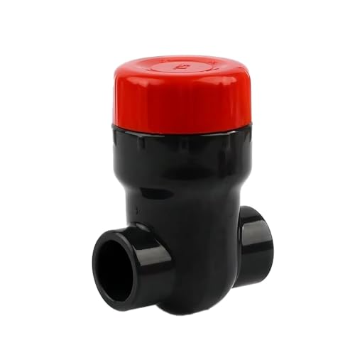 Weißes/dunkelgraues UPVC-Schieberventil (20–50 Mm) – Robustes PVC-Wasserventil For Bewässerung, Aquarium, Gewächshaus – Klebeverbindung, Auslaufsicheres Design(Dark Grey,40mm DN32) von YINLUCK