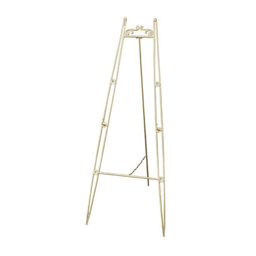 YINMAN Staffelei-Ausstellungsständer, Verstellbares Bodengestell, Faltbares Eisenstativ, for Hochzeiten, Einkaufszentren, Hotels, Studios(145x45cm) von YINMAN