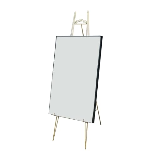 YINMAN Staffelei-Ausstellungsständer, Verstellbares Bodengestell, Tragbares Plakatregal, for Einkaufszentren, Hochzeiten, Hotels, Geschäfte(145x45cm) von YINMAN