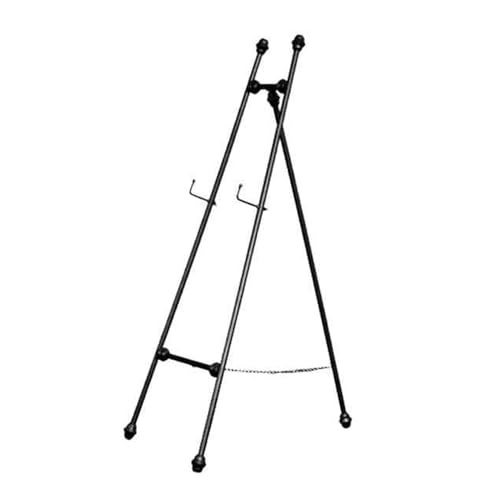 YINMAN Staffelei-Ausstellungsständer, Verstellbares Bodengestell, Tragbares Stativ, Zur Präsentation Von Schildern, Postern, Bilderrahmen, Gemälden(Black,120x45cm) von YINMAN