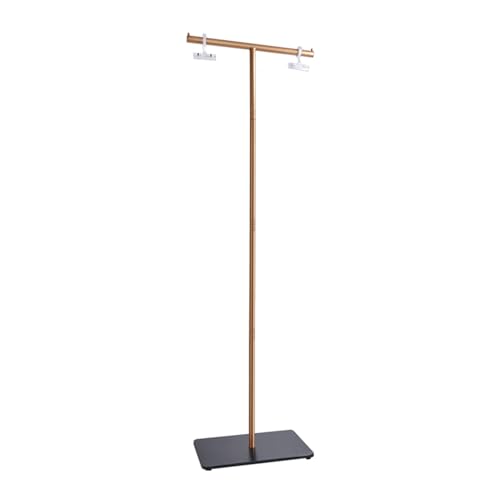 YINMAN Staffelei-Ausstellungsständer,Vertikales Bodengestell,Plakatregal Aus Eisen,Einfach Zu Montieren,Geeignet for Den Privaten Und Gewerblichen Gebrauch(Gold) von YINMAN