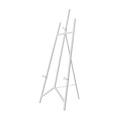YINMAN Staffelei-Ausstellungsständer,bodenstehendes,verstellbares Gestell,faltbares Stativ,einfach Zu Montieren,for Den Innen- Und Außenbereich Geeignet(White,150x50cm) von YINMAN