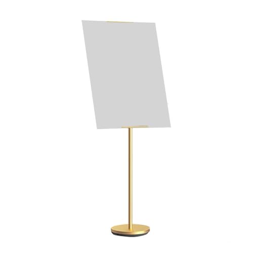 YINMAN Staffelei-Ausstellungsständer,höhenverstellbares Vertikales Bodengestell,Plakatregal Aus Aluminiumlegierung,for Den Privaten Und Gewerblichen Gebrauch(Gold,Style 1) von YINMAN