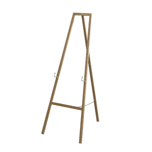 YINMAN Staffelei-Präsentationsständer,Hochzeits-Willkommens-Präsentationsständer,Höhenverstellbares Eisen-Bodenstativ,für Den Innen- Und Außenbereich(120x45cm) von YINMAN