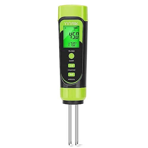 Digitales Boden-Feuchtigkeitsmessgerät, Boden-Feuchtigkeitsmesser für Pflanzen, EC Tester zur Topfpflanzen Nährlösungen, Hygrometer für Garten und Bauernhof, Rasenflächen, Gewächshäuser, Innenflanzen Digitales Boden-Feuchtigkeitsmessgerät, Boden-Feuchtigkeitsmesser für Pflanzen, EC Tester zur Topfpflanzen Nährlösungen, Hygrometer für Garten und Bauernhof, Rasenflächen, Gewächshäuser, Innenflanzen von YINMIK