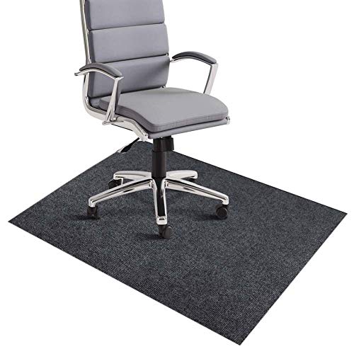 YINN Strapazierfähige Bürostuhl-Matte, harte Bodenmatte, kratzfester Teppich mit rutschfester Unterseite, wasserdichte Schutzmatte, glatte Rollstuhlmatte, zuschneidbar von YINN