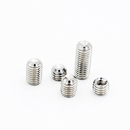 #10-32 UNF Gewindestifte mit Innensechskant und Ringschneide, Maschinenschrauben, Edelstahl, 100 Stüc (#10-32 x 1/4) von YINRUISCREW