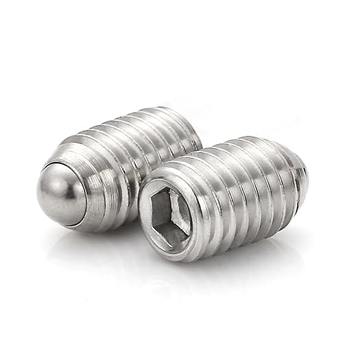 YINRUISCREW M8 Gewinde Innensechskant Kugel Federnde Druckstücke 10 Stück M8 Kugelstößel (M8 x 16 mm) von YINRUISCREW