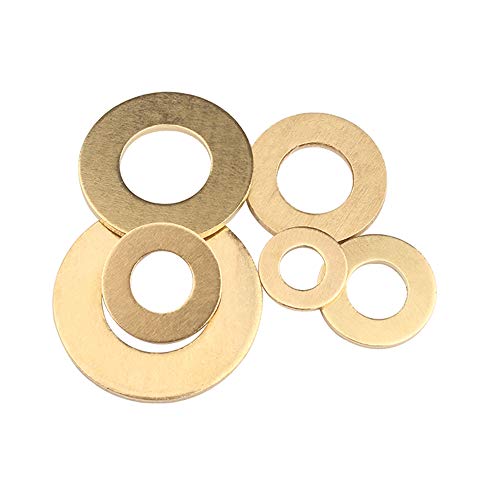 YINSONG 200 Stück M3 Kupferscheiben - Metrische Dichtscheiben Kupferdichtung Verschluss, M3X6mm(11 Größen） von YINSONG