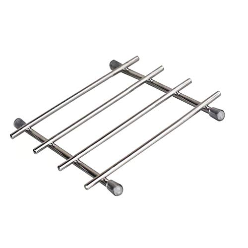 YINSONG Klein Topfuntersetzer Hitzebeständig - Edelstahl Rechteck Untersetzer für Töpfe und Pfannen Kochtopfuntersetzer untersetzer topf, S, 5.9"*5.9" YINSONG Klein Topfuntersetzer Hitzebeständig - Edelstahl Rechteck Untersetzer für Töpfe und Pfannen Kochtopfuntersetzer untersetzer topf, S, 5.9"*5.9" von YINSONG