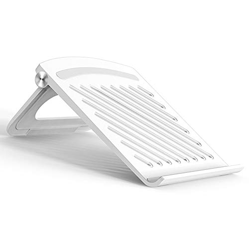 YINSONG Laptop Ständer - Ergonomischer Laptop Riser Ständer Faltbarer Laptophalter Belüfteter Desktop Halter, Weiß YINSONG Laptop Ständer - Ergonomischer Laptop Riser Ständer Faltbarer Laptophalter Belüfteter Desktop Halter, Weiß von YINSONG