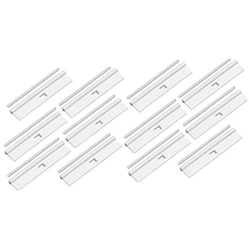 YINSONG Vertikaljalousie Zubehör - Rollo Vertikal Jalousie Aufhänger, Weiß, 12 Pcs von YINSONG