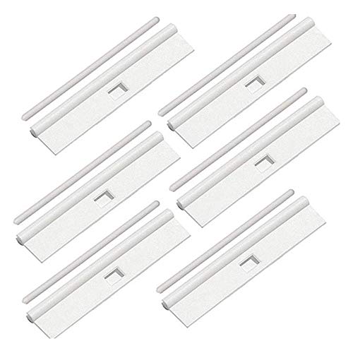 YINSONG Vertikaljalousie Zubehör - Rollo Vertikal Jalousie Aufhänger, Weiß, 6 Pcs von YINSONG