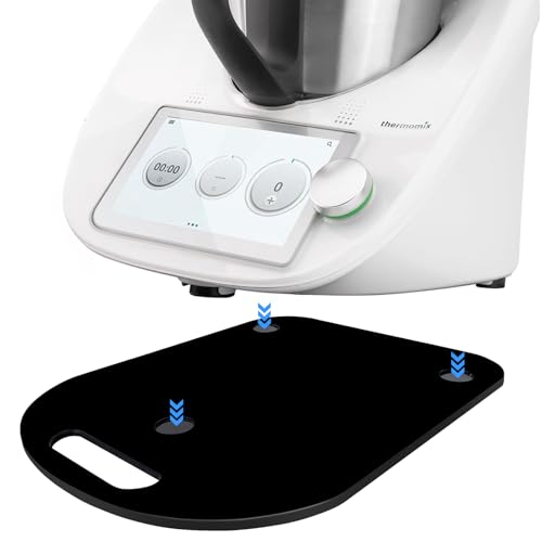 Gleitbrett Thermomix TM6, Thermomix TM6 Kompatibles Acryl Gleitbrett, Schnelles Bewegen Rollbrett, mit Handgriff Gleitbrett für Thermomix TM5 (Schwarz) Gleitbrett Thermomix TM6, Thermomix TM6 Kompatibles Acryl Gleitbrett, Schnelles Bewegen Rollbrett, mit Handgriff Gleitbrett für Thermomix TM5 (Schwarz) von JABNOW